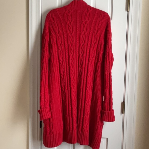Ralph Lauren Long Cable Knit Cardigan - Picture 3 of 3